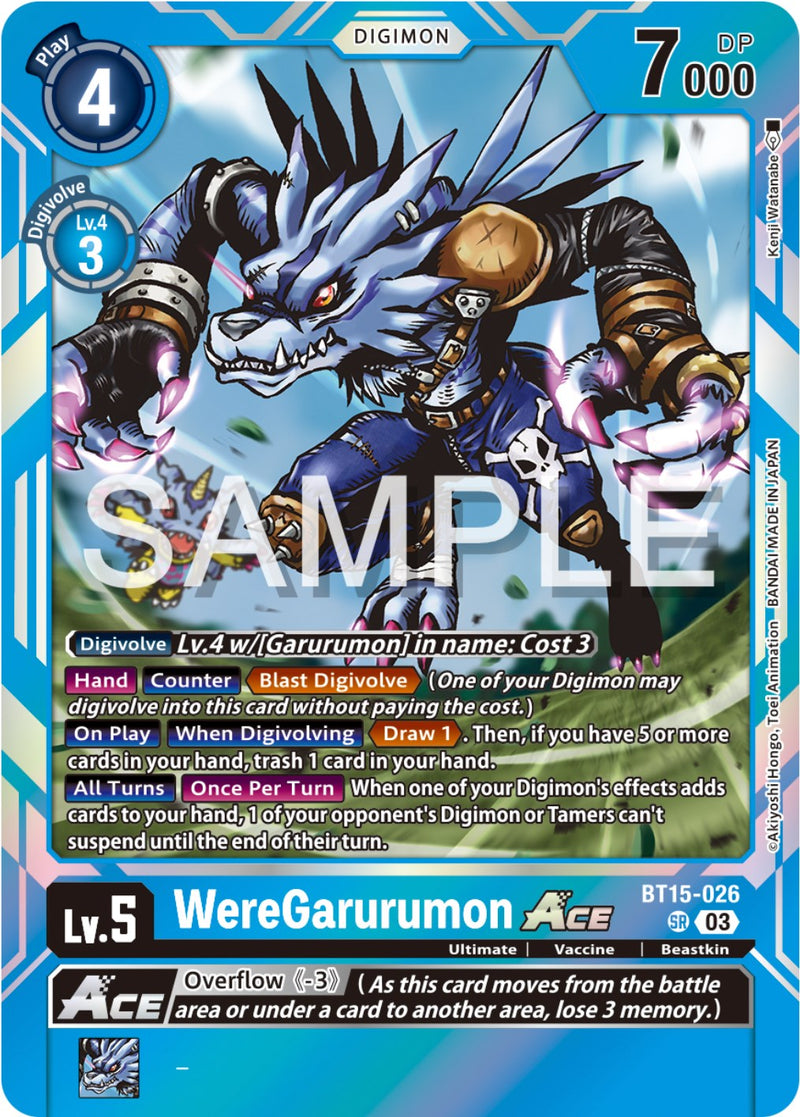 WereGarurumon Ace [BT15-026] [Exceed Apocalypse]