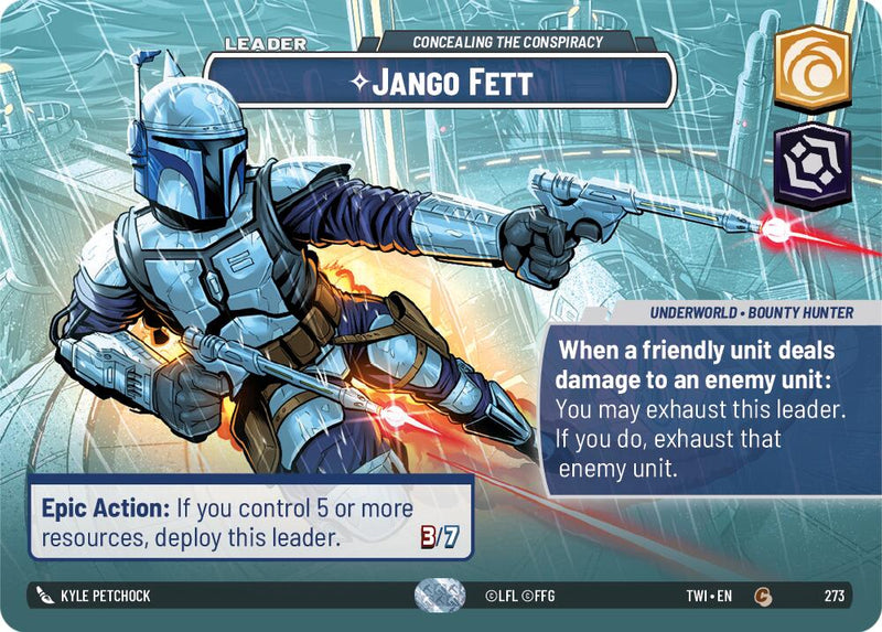 Jango Fett - Concealing the Conspiracy (Showcase) (273) [Twilight of the Republic]