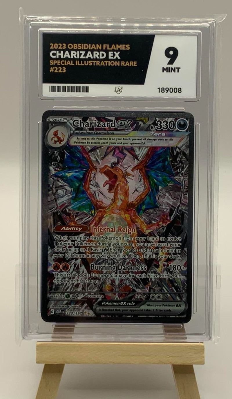 Charizard EX 223/197 (Grade 9 Mint Ace Grading