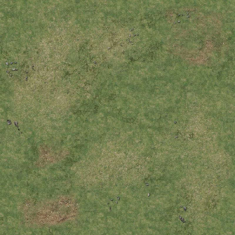 Grassy Fields Mat 2' x 2' - with Grid