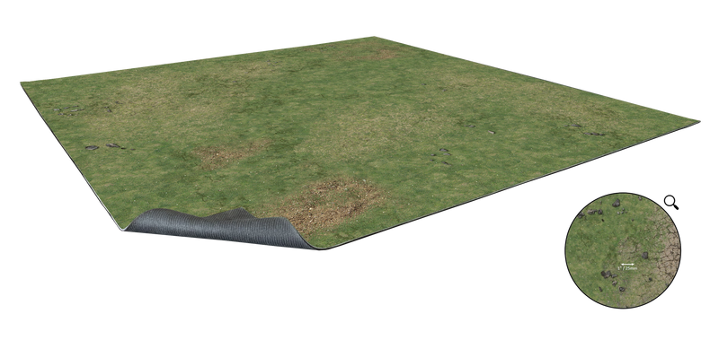 Grassy Fields Mat 2' x 2' - with Grid