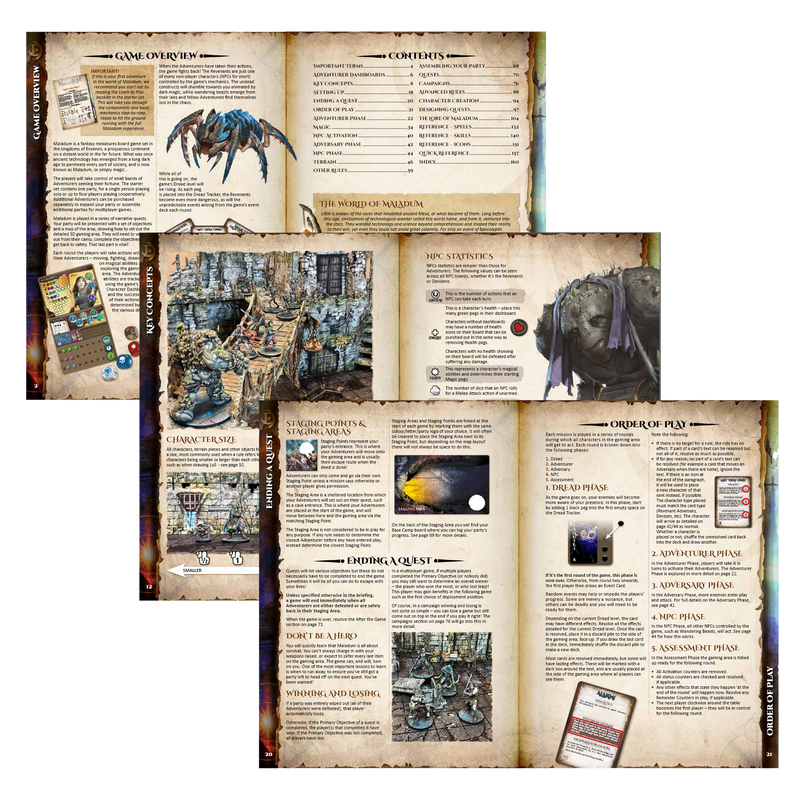 Deluxe Rulebook - Maladum