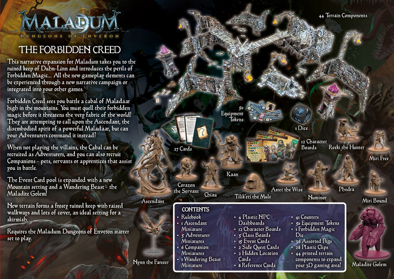 The Forbidden Creed Expansion - Maladum