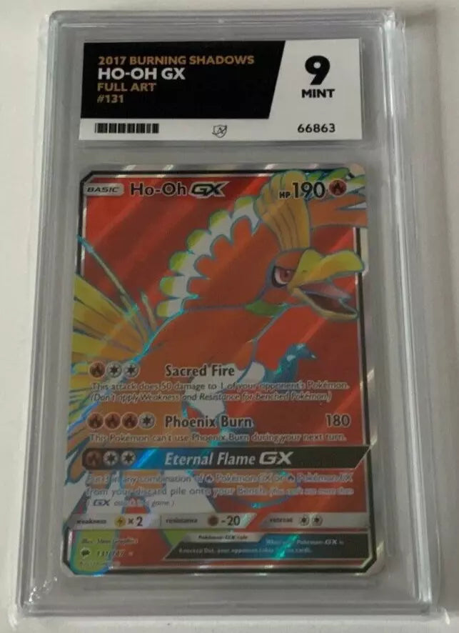 Ho-Oh GX 131/147 (Grade 9 Mint - Ace Grading) Burning Shadows