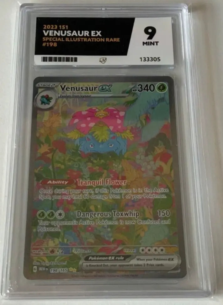 Venusaur EX 198/165 (Grade 9 Mint - Ace Grading) 151