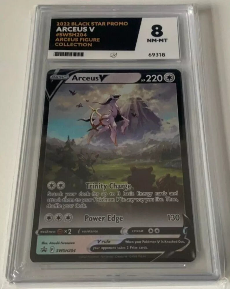 Arceus V SWSH204 (Grade 8 NM-MT - Ace Grading) Black Star Promos