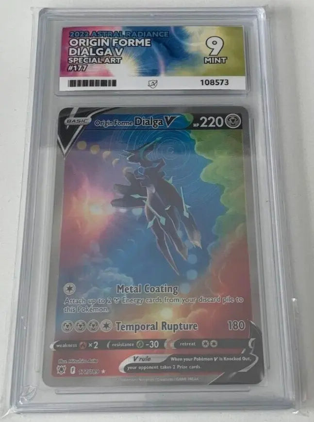 Origin Forme Dialga V 177/189 (Grade 9 Mint - Ace Grading) Astral Radiance