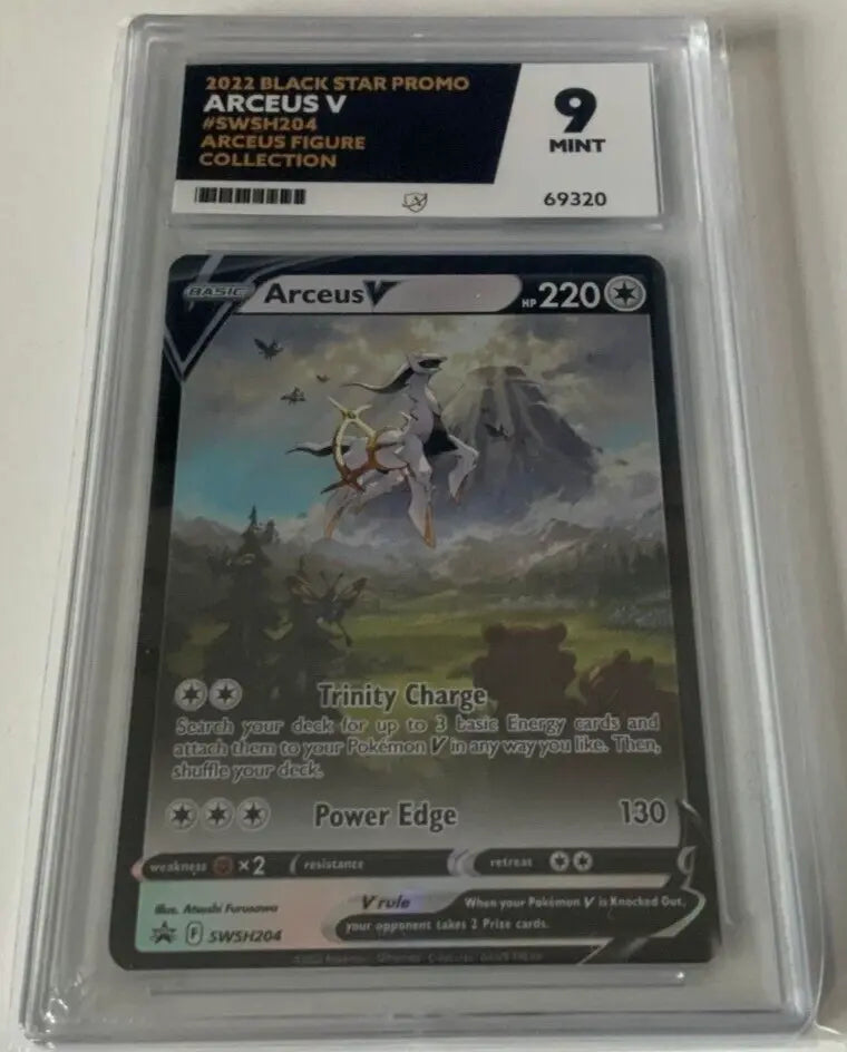 Arceus V SWSH204 (Grade 9 Mint - Ace Grading) Black Star Promos