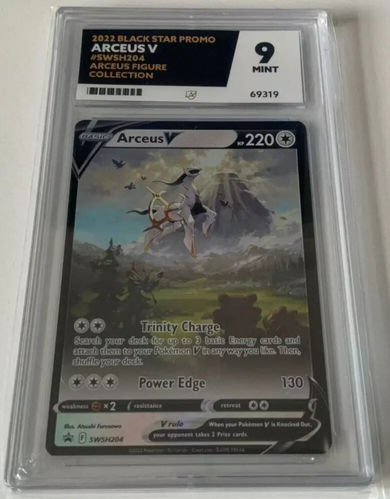 Arceus V SWSH204 (Grade 9 Mint - Ace Grading) Black Star Promos