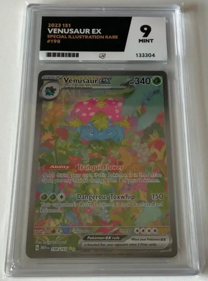 Venusaur EX 198/165 (Grade 9 Mint - Ace Grading) 151