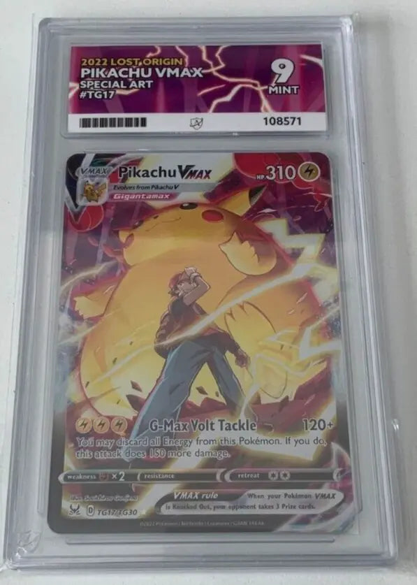 Pikachu VMAX TG17/TG30 (Grade 9 Mint - Ace Grading) Lost Origin