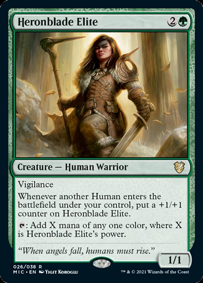 Heronblade Elite [Innistrad: Midnight Hunt Commander]